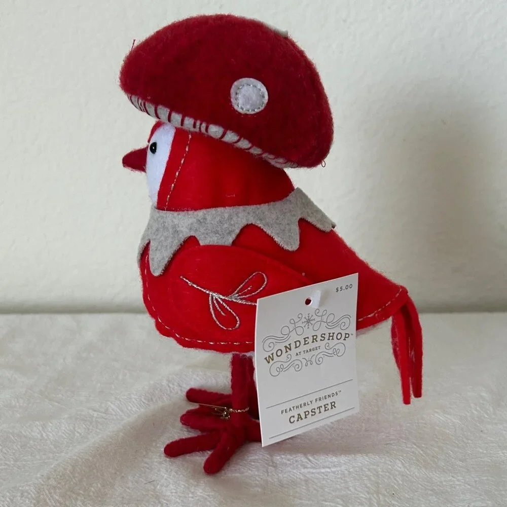 Target Bird Wondershop Featherly Friends Christmas Capster 2024 NWT